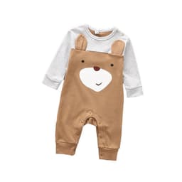image-Unisex Baby Cotton Romper Long Sleeve Jumpsuit Toddler 1-3 Years