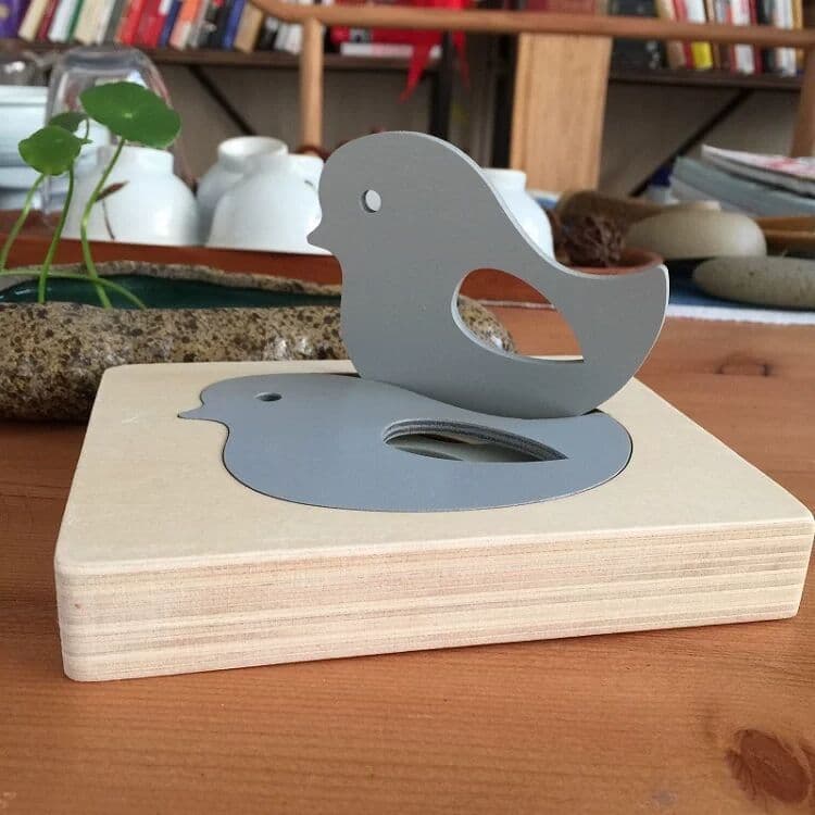 image-Wooden 5-Layer Animal Jigsaw Puzzle Montessori Educational Toy
