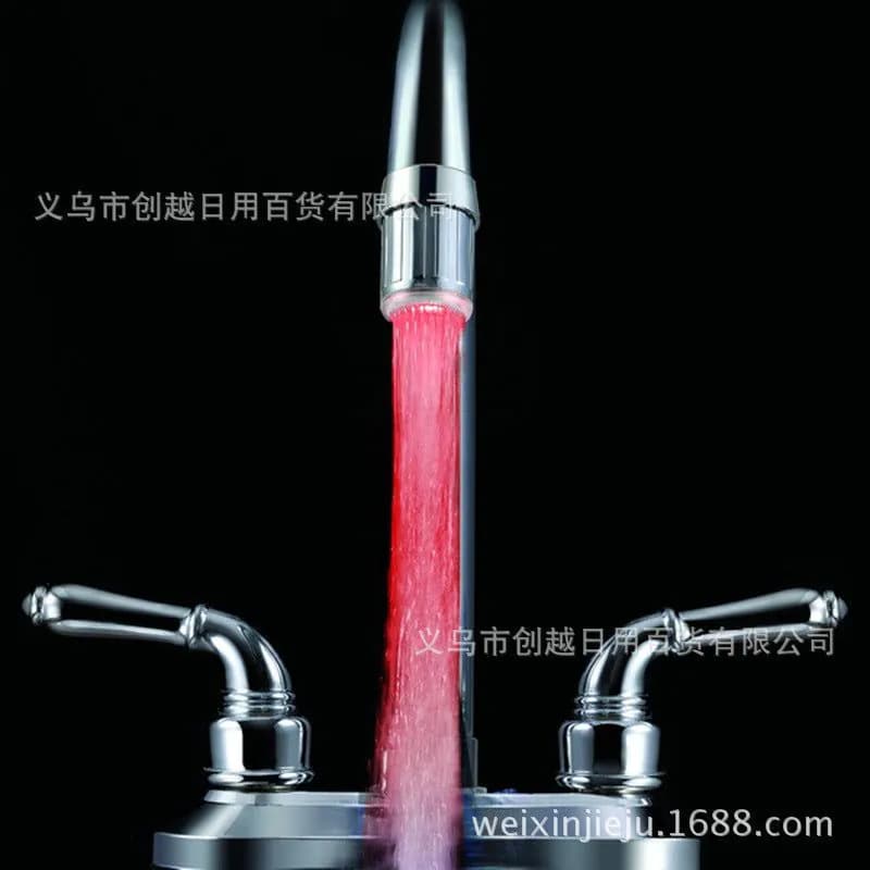 image-LED Temperature Control Faucet Light - Colorful Luminous Water Tap