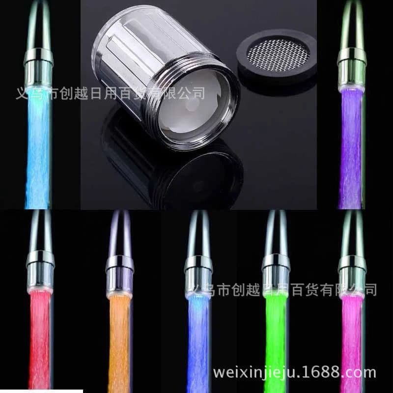 image-LED Temperature Control Faucet Light - Colorful Luminous Water Tap
