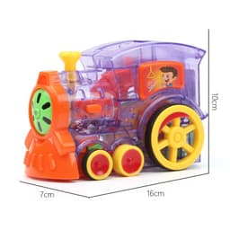 image-Electric Domino Train Toy Automatic Dispenser 80 Pieces Ages 4-6