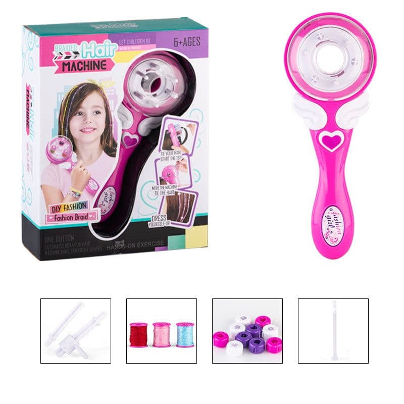 image-Douyin Magic Hair Braiding Device Variety Girl Toy Hair Accessories Set
