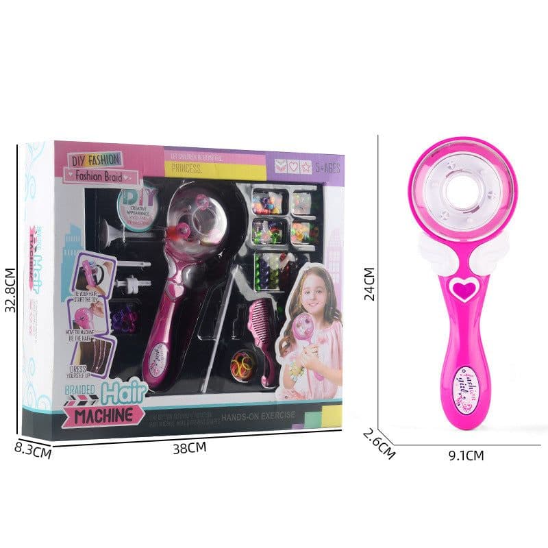 image-Douyin Magic Hair Braiding Device Variety Girl Toy Hair Accessories Set