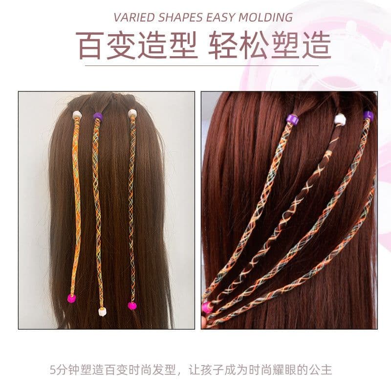image-Douyin Magic Hair Braiding Device Variety Girl Toy Hair Accessories Set