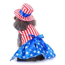 image-Pet Dog Christmas Costume Dress Polyester Holiday Outfit