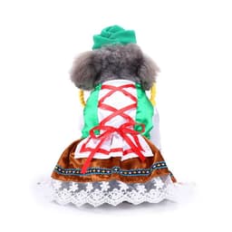 image-Pet Dog Christmas Costume Dress Polyester Holiday Outfit