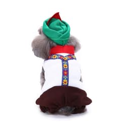 image-Pet Dog Christmas Costume Dress Polyester Holiday Outfit