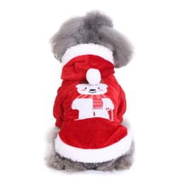 image-Pet Dog Christmas Costume Dress Polyester Holiday Outfit
