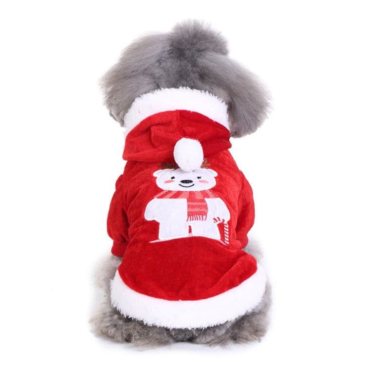 image-Pet Dog Christmas Costume Dress Polyester Holiday Outfit