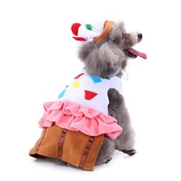 image-Pet Dog Christmas Costume Dress Polyester Holiday Outfit