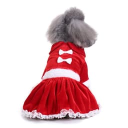 image-Pet Dog Christmas Costume Dress Polyester Holiday Outfit