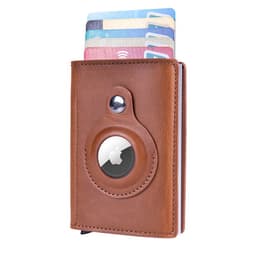 image-RFID Blocking Aluminum Card Holder Wallet with Pop-Up Mechanism