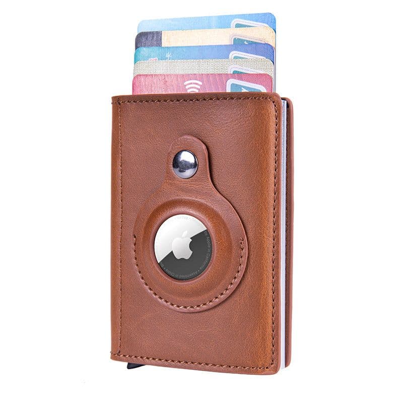 image-RFID Blocking Aluminum Card Holder Wallet with Pop-Up Mechanism
