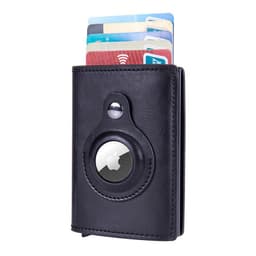 image-RFID Blocking Aluminum Card Holder Wallet with Pop-Up Mechanism