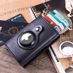 image-RFID Blocking Aluminum Card Holder Wallet with Pop-Up Mechanism