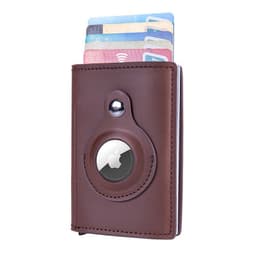 image-RFID Blocking Aluminum Card Holder Wallet with Pop-Up Mechanism