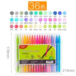 image-Munamei 3000 Water-Based Fineliner Pens 0.3mm 12/24/36 Colors