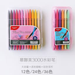image-Munamei 3000 Water-Based Fineliner Pens 0.3mm 12/24/36 Colors