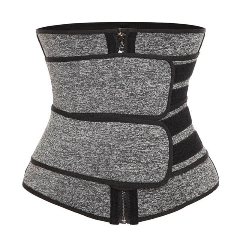 image-Neoprene Waist Trainer Corset with 9 Steel Bones for Women