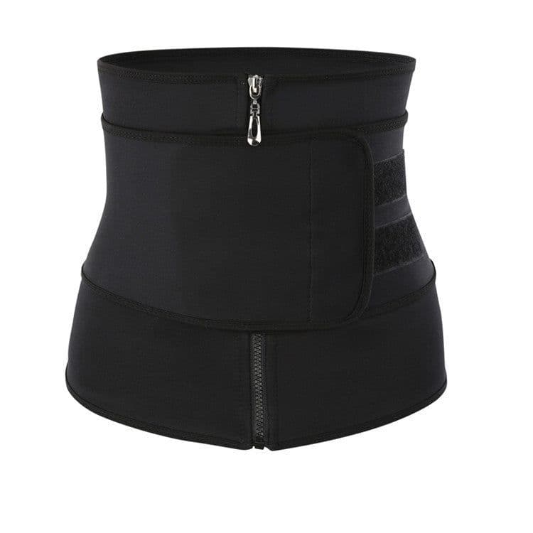 image-Neoprene Waist Trainer Corset with 9 Steel Bones for Women