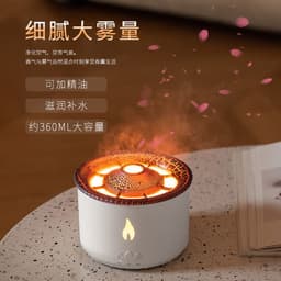 image-JDYP Volcanic Aromatherapy Diffuser V19 Flame Effect Humidifier