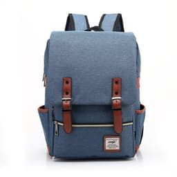 image-Wenjie 14" Canvas Travel Backpack 56-75L Unisex Oxford Cloth