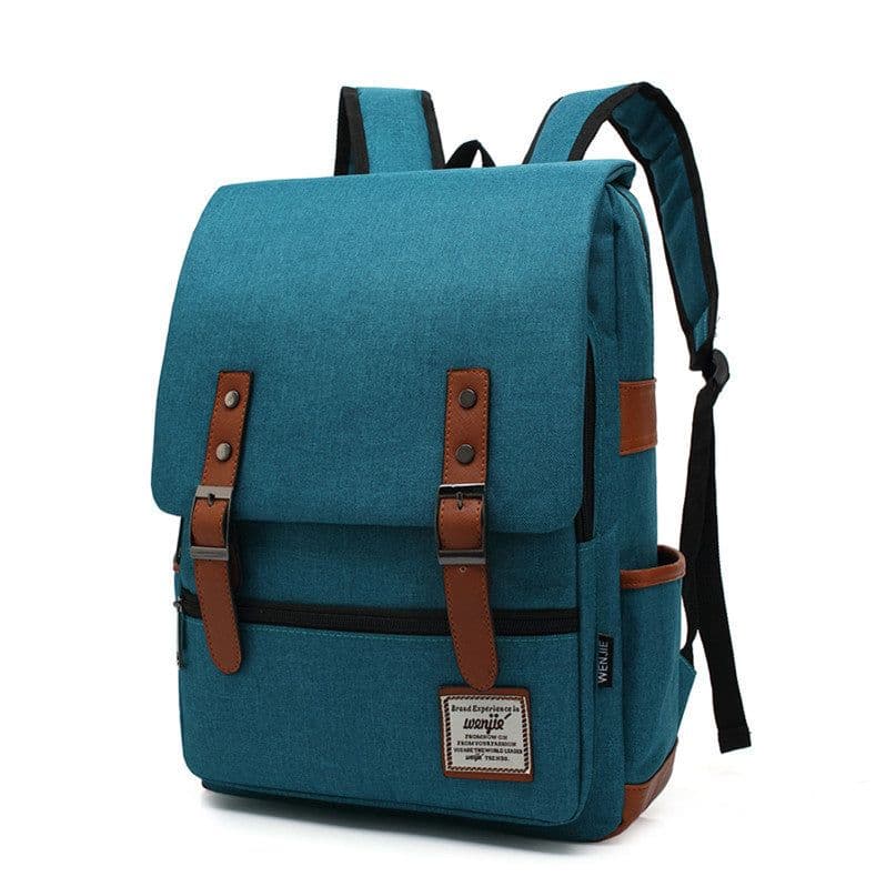 image-Wenjie 14" Canvas Travel Backpack 56-75L Unisex Oxford Cloth