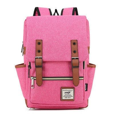 image-Wenjie 14" Canvas Travel Backpack 56-75L Unisex Oxford Cloth