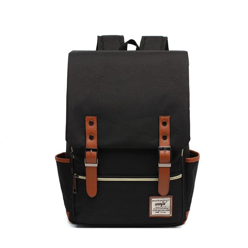 image-Wenjie 14" Canvas Travel Backpack 56-75L Unisex Oxford Cloth