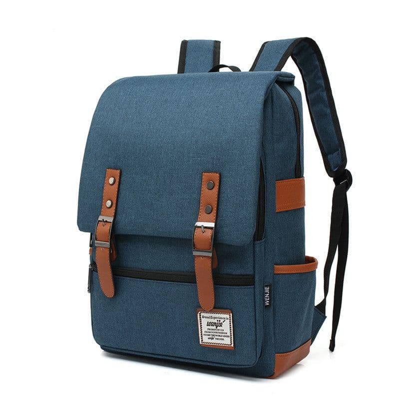 image-Wenjie 14" Canvas Travel Backpack 56-75L Unisex Oxford Cloth