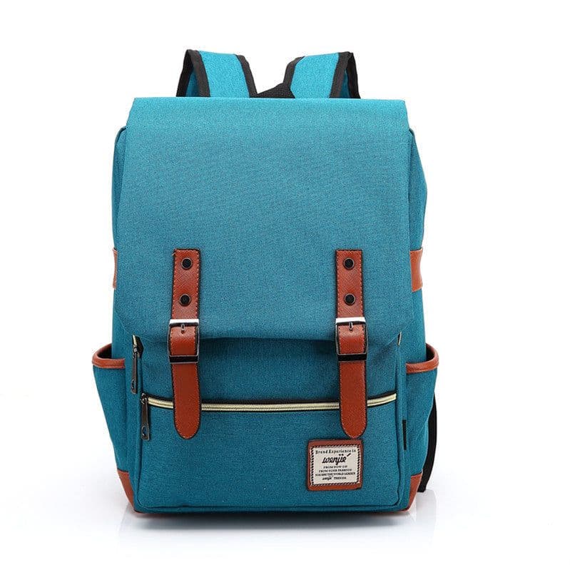 image-Wenjie 14" Canvas Travel Backpack 56-75L Unisex Oxford Cloth