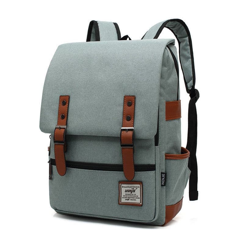image-Wenjie 14" Canvas Travel Backpack 56-75L Unisex Oxford Cloth