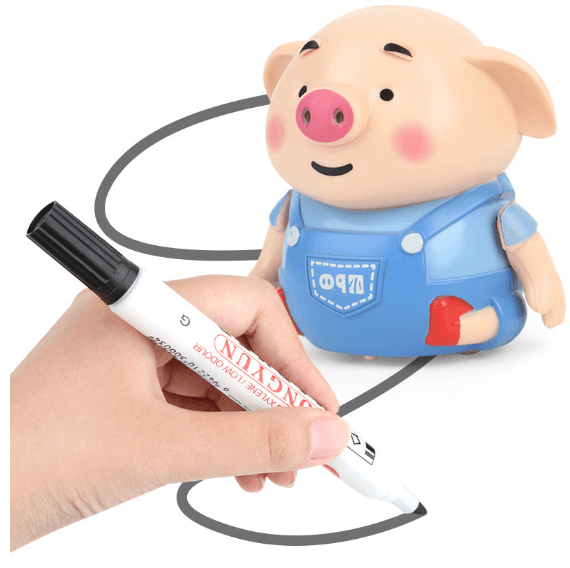 image-Induction Line Toy Car with Pen - Creative Tabletop Game for Kids