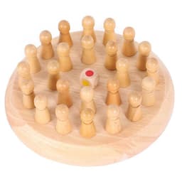 image-Wooden Memory Chess Logic Training Puzzle Educational Toy Ages 7-14