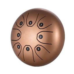 image-5.5 Inch Steel Tongue Drum 8-Tone Percussion Instrument