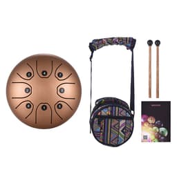 image-5.5 Inch Steel Tongue Drum 8-Tone Percussion Instrument