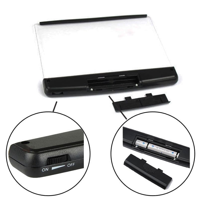 image-LED Tablet Book Light Rechargeable Reading Lamp Night Light