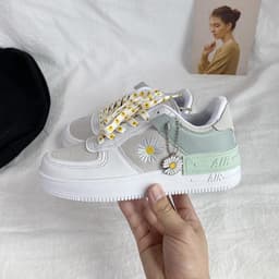 image-Women's Air Force One Daisy Cream Macaron Sports Casual Shoes