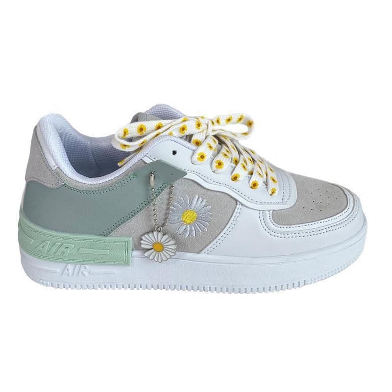 image-Women's Air Force One Daisy Cream Macaron Sports Casual Shoes