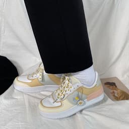 image-Women's Air Force One Daisy Cream Macaron Sports Casual Shoes
