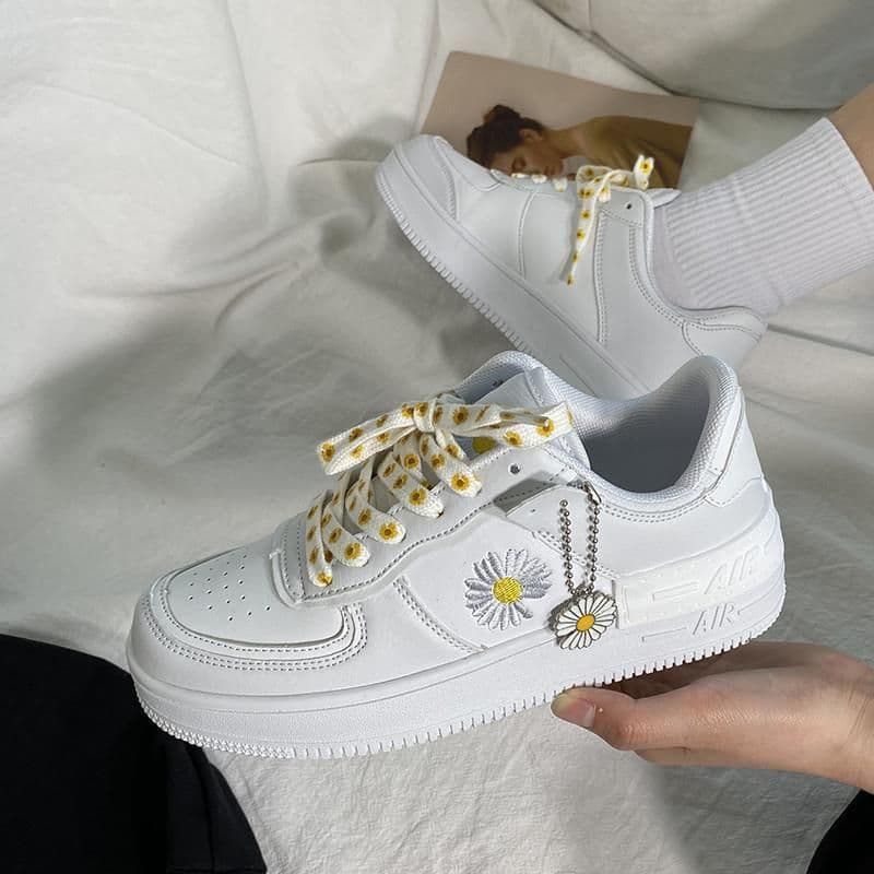 image-Women's Air Force One Daisy Cream Macaron Sports Casual Shoes