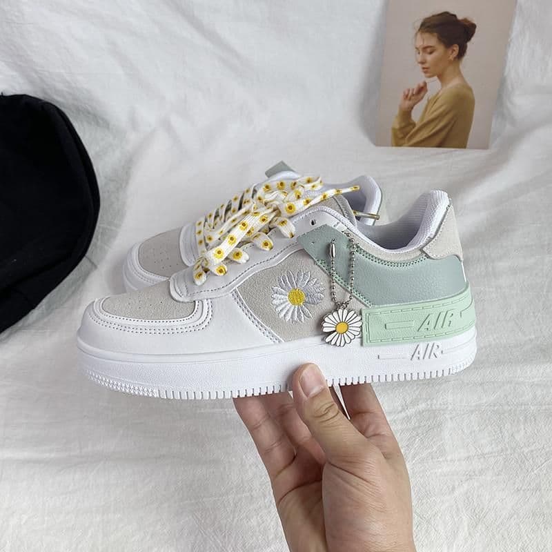 image-Women's Air Force One Daisy Cream Macaron Sports Casual Shoes