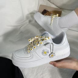 image-Women's Air Force One Daisy Cream Macaron Sports Casual Shoes