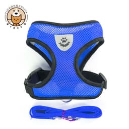 image-Dog Vest Harness Leash Orange XL Pet Chest Strap