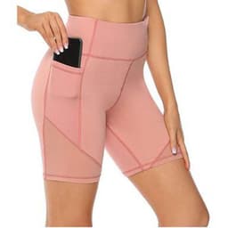 image-COCI High-Waist Quick-Drying Yoga Shorts Women Polyester