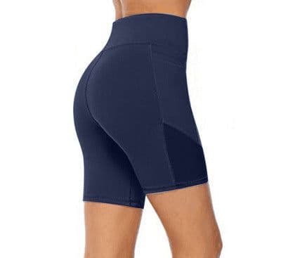 image-COCI High-Waist Quick-Drying Yoga Shorts Women Polyester