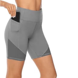 image-COCI High-Waist Quick-Drying Yoga Shorts Women Polyester