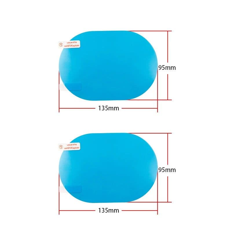 image-Car Rearview Mirror Protective Film Anti Fog Rainproof