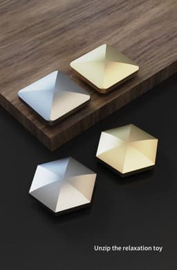 image-Flipo Desktop Kinetic Spinning Top Toy Stainless Steel