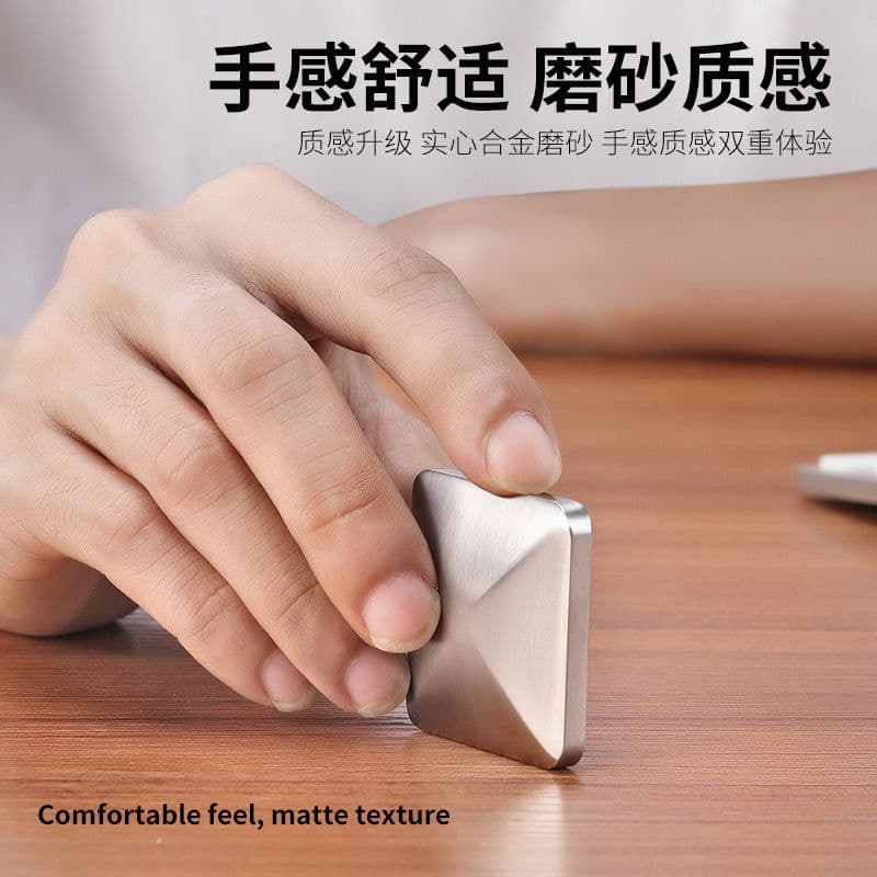 image-Flipo Desktop Kinetic Spinning Top Toy Stainless Steel